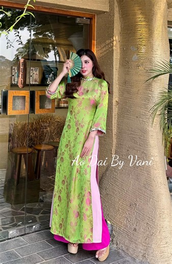 YEN HOA Set Ao Dai Lua to Tam Van Nam/ Vietnamese Modernized With Pants/ Ao Dai Loose Style/b280 - Etsy