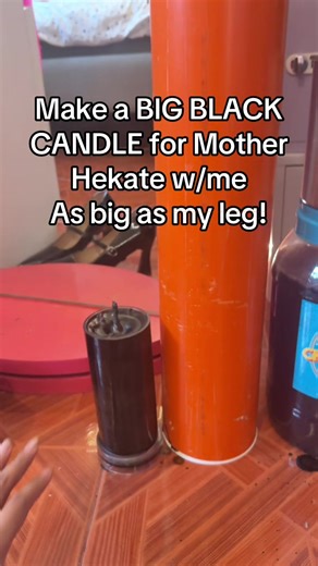 Creating the Largest Black Candle for Goddess Hekate