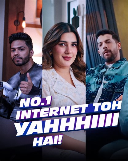 PTCL Official on Instagram: "Flash Fiber - No. 1 Internet Tou Yahi Hai! PTCL Flash Fiber is making further strides in connectivity by delivering the Fastest Speeds, Largest Coverage and Quality Entertainment—ensuring you stay ahead of the curve and connected like never before. No. 1 Internet Tou Yahhhiiii Hai! #PTCL #FlashFiber #No1InternetToYahhhiiiiHai"