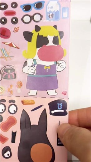 MooMoo the Cow😂 Chef Labrador Stickers #shorts #youtubeshorts #asmr #sticker #sheriff #labrador