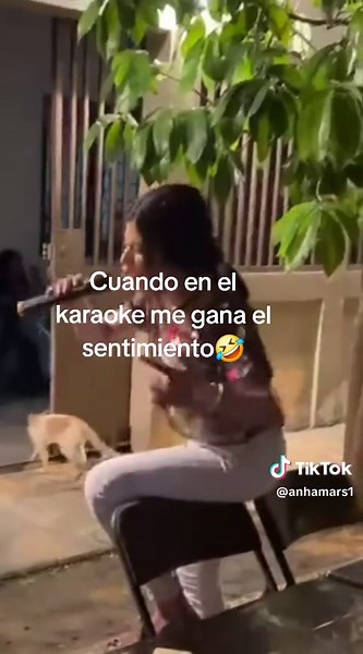 Es que me gana el sentimiento jaja #fpyシ | karaoke