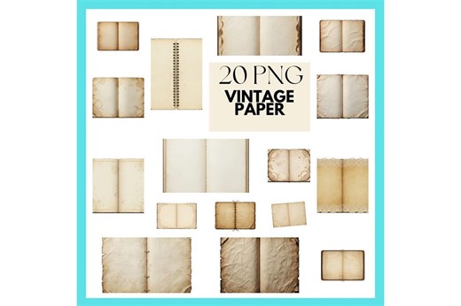 Aged Paper Texture, Scrapbook Paper (digital Download)