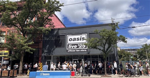 Here’s a look inside the Oasis Live ’25 pop-up shop in Toronto