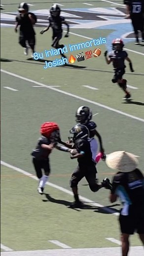 Josiah Goes to Work 🔥 | Inland Immortals 8U vs G1 Bull Dawgs 🏈 #fyp #viral #ranked #8ufootball