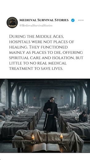 Medieval Hospitals Were Places To Die #medievalhistory #medieval #medievallife