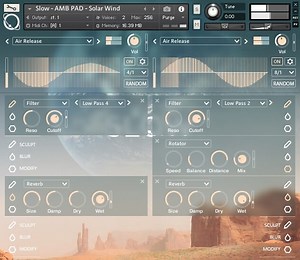 FrozenPlain Slow ambient pads & textures for Kontakt