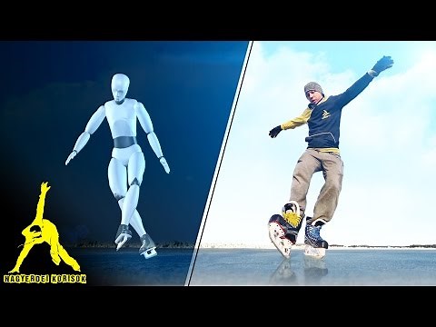 Freestyle Ice Skating: Triangle / Barrel Roll Tutorial