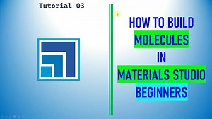 How to build molecules in Materials Studio - Beginners | How to Build organic Molecule in MS | Sambath Baskaran