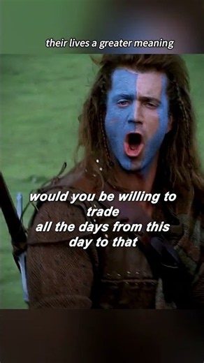 ⚔️🔥 Braveheart (1995) | William Wallace Inspires Scotland to Fight for Freedom! 🏴💪#shorts #movie