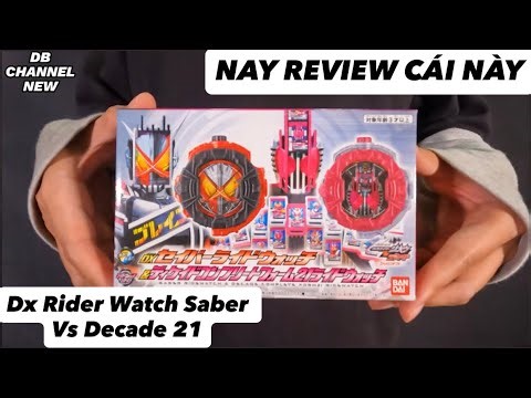 [DBN:233] Review Dx Rider Watch Saber Vs Decade 21 (Kamen Rider Zi-o)