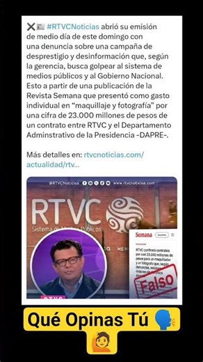 Revista Semana Está Buscando Como Perjudicar A RTVC