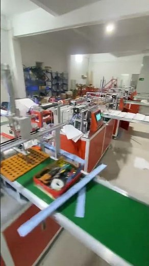 Automatic disposable table cloth folding machine #machine #factory