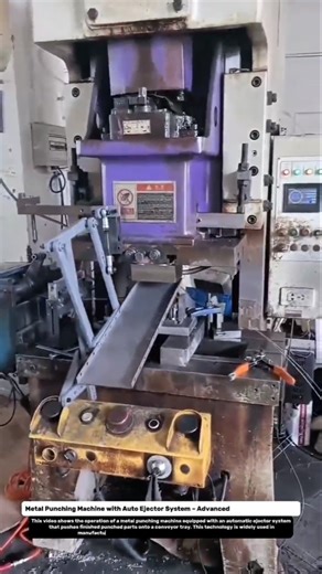 Metal Punching Machine with Auto Ejector System – Advanced Factory Technology.