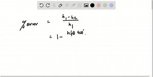 How much error would one expect in determining the specific...