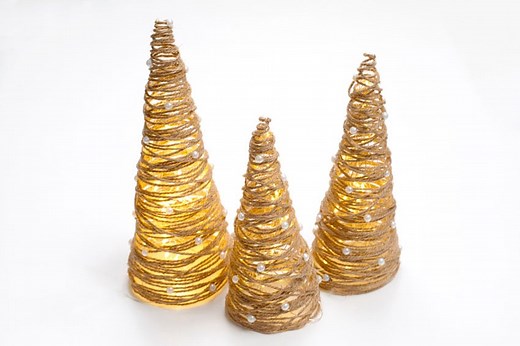 DIY String Christmas Tree | Easy Twine Christmas Tree Decoration