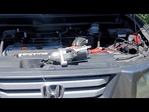 Honda Element - Starter Test & Replacement - Part 1 Testing
