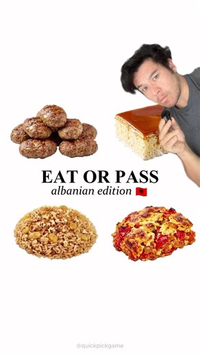 Albanian food speed run… Go!