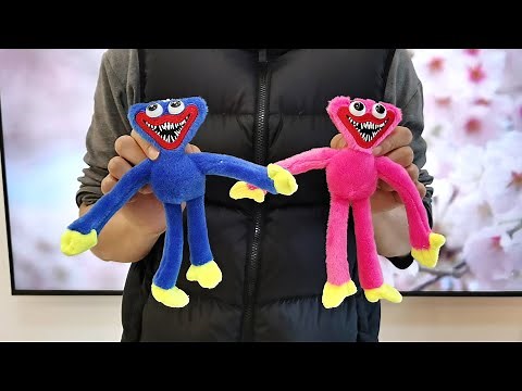 Mini Huggy Wuggy Plush Unboxing and Review 2021 - Cute and Scary Poppy Playtime Plushie