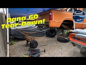 How to Remove + Disassemble Dana 60 | ‘78 Dodge Power Wagon W250