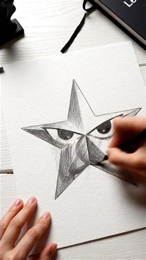 Drawing Invincibility Star in 8 Seconds! 🌟 #Shorts