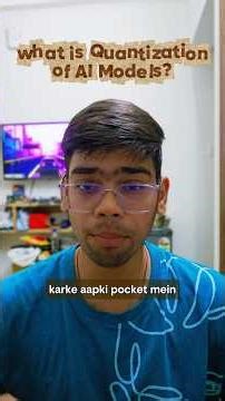 What is Quantization in AI? How you Run Models on Your Laptop| #ai #maths #shorts #yt #quantization