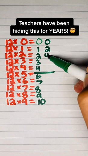 22K views · 35 reactions | TEACHERS HAVE BEEN HIDING THIS CRAZY TRICK FROM US FOR YEARS!!! 勞郎 #mathtrick #mathhack #math | Chris Tutorial | Facebook