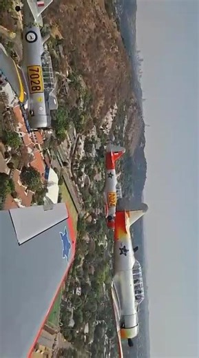 Harvard T-6 Formation | South African Air Force Harvard Museum Display #shorts