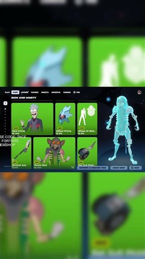 Rick & Morty Fortnite Skins WAVE 3 Just Dropped!