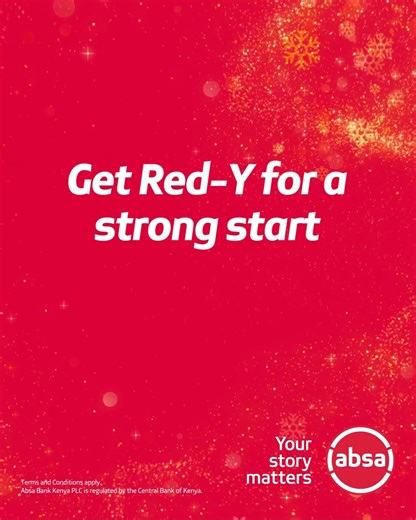 Your business carries your dreams, your long hours, and every risk you’ve taken to get this far. A fire, a break-in, unexpected damage or disruption shouldn’t be the thing that sets you back. Protect what you’ve worked so hard to build, so even when the unexpected happens, your business can keep moving forward. SMS “Business Insurance” to 22268 and start the New Year Red-Y. #WeSeeYourStory because #YourStoryMatters | Absa Bank Kenya