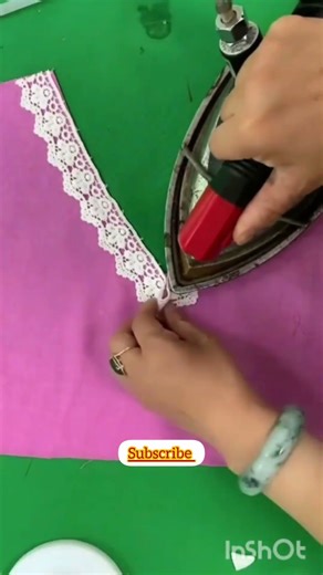 easy way to sew a v-neck design #sewing #youtubeshorts