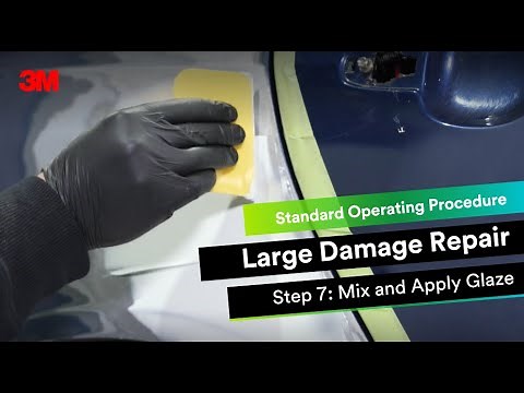 3M™ Tech Tips: Damaged Panel Repair Process Episode 7: Mix and Apply Glaze