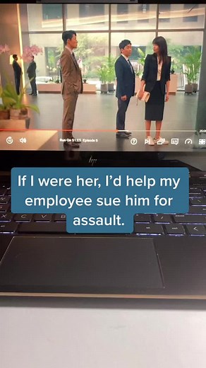 K-Drama: Run On | She based the shit out of him. #kdrama #sexism #fight #ko #fyp