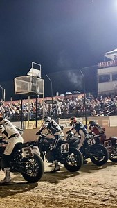 Congrats to Briar Bauman for taking the win in tonight’s Mission SuperTwins #2Fast2Tasty Mission Challenge! 🏁 #progressiveaft #flattrack #americanflattrack #motorcycleracing #motorcycle #racing #lakeozark | American Flat Track