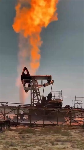 71K views · 1.9K reactions | Pump Jack Well On Fire The video...