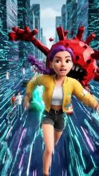 "This Girl Fights Viruses in a Digital World" - ✨