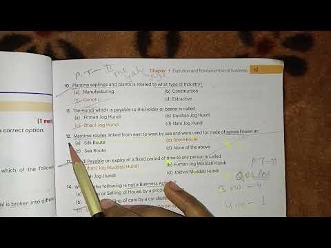 Class 11 commerce BST Ch 1 MCQ Revision #shorts #sehar