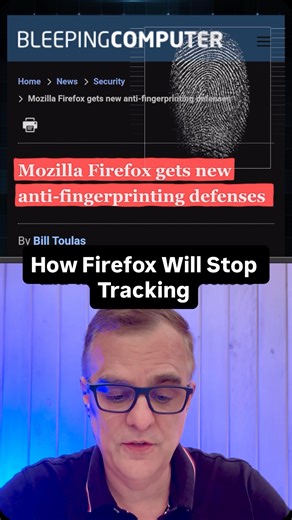 David Bombal on Instagram: "How Firefox Will Stop Tracking #firefox #privacy #fingerprinting"