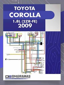 ▷ Diagrama eléctrico TOYOTA COROLLA 2009 1.8L | PDF