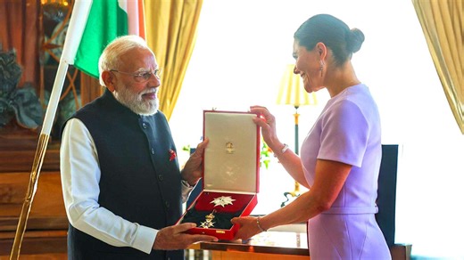 Sweden confers 'Royal Order of Polar Star Commander Grand Cross' on PM Modi