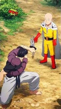 Saitama vs Toji: One Normal Punch Was Enough! 😳 #shorts #anime