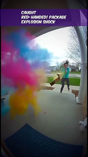Caught Red-Handed! Package Explosion Shock