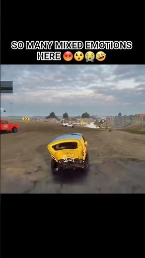 SO MANY MIXED EMOTIONS JUST HAPPENED 😡😭🤣#wreckfest #funnymoment #fail #meme #funny #lmao #lol #haha