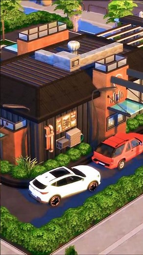 Fast Food Restaurant in The Sims 4 🍕 (Build Showcase)