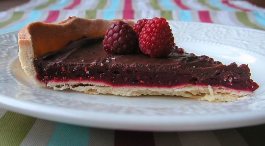 Tarte aux fruits rouges et au chocolat pour 6 personnes - Recettes - Elle à Table