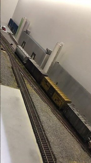 Boxcars Ho Scale Model Train Small Switching Layout Shunting Diorama #Timelapse #Canada #hoscale