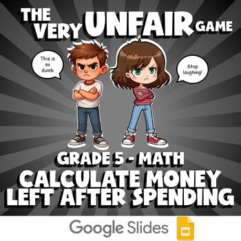 Calculate Money Left After Spending VERY UNFAIR GAME - Grade 5 Math Review