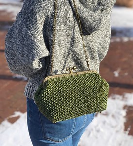 Crochet Purse/Clutch bag (Free Video tutorial )