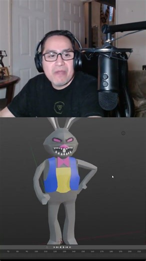 Made in Blender Evil Easter Bunny | #migcreatesgames on #Twitch