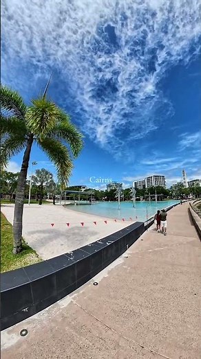 It's a wonderful life in Cairns Esplanade Lagoon 🩵 #Cairns #wonderfullife #esplanadelagoon