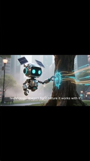 When technology and nature finally work together... ✨ #Solarpunk #Future Tech #aiart